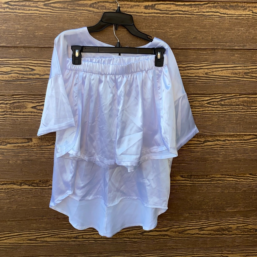 White pajamas set
